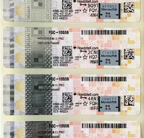 COA Stickers Version 1